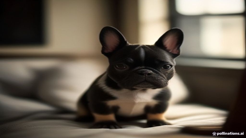 French bulldog demand barking at owner, showing why ignoring this behavior backfires.